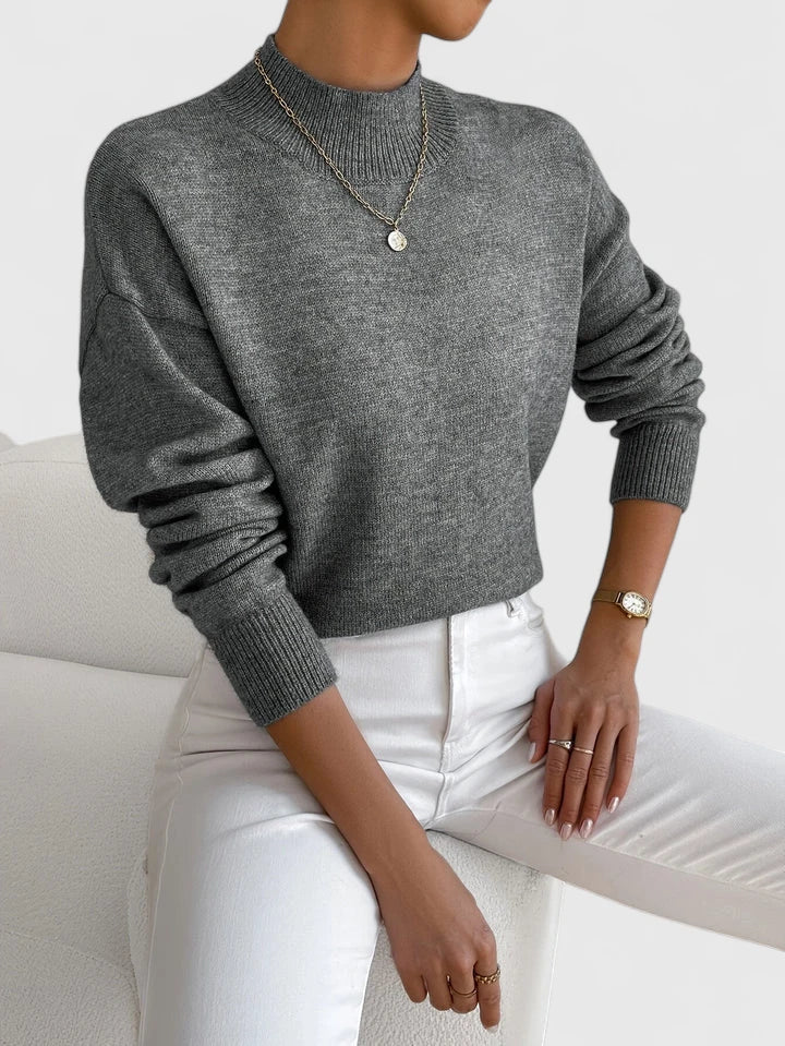 Camilla | Elegante Maglione con Collo Alto