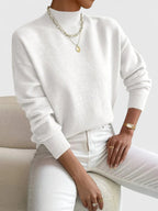 Camilla | Elegante Maglione con Collo Alto