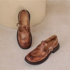 Mattea Mary Janes - Elegante scarpa in pelle