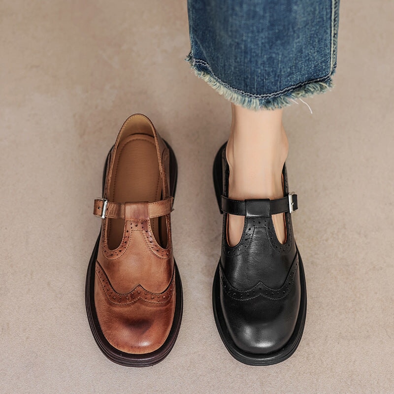 Edith | Scarpe Mary Jane con T-Strap