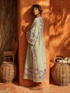 Celestina | Abito boho ricamato dal fascino mediterraneo