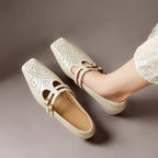 Estella | Décolleté Mary Jane con doppia cinturino e brogue