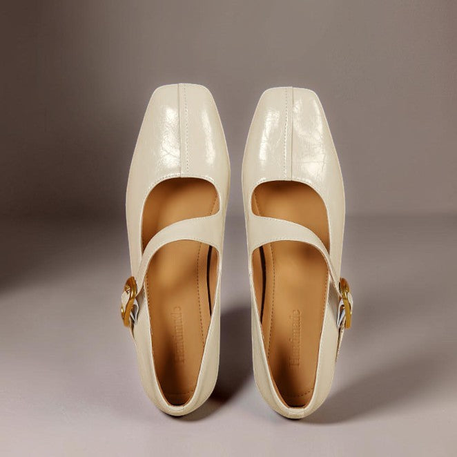 Giugno | Mary Jane Flats con Fibbia