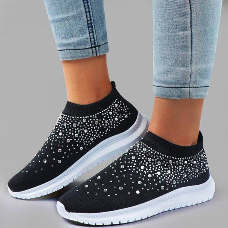 Rosalie | Baskets légères avec détails strass