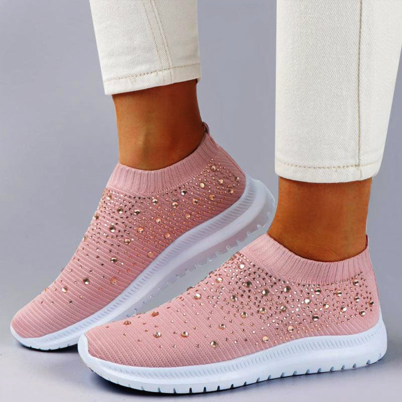 Rosalie | Baskets légères avec détails strass