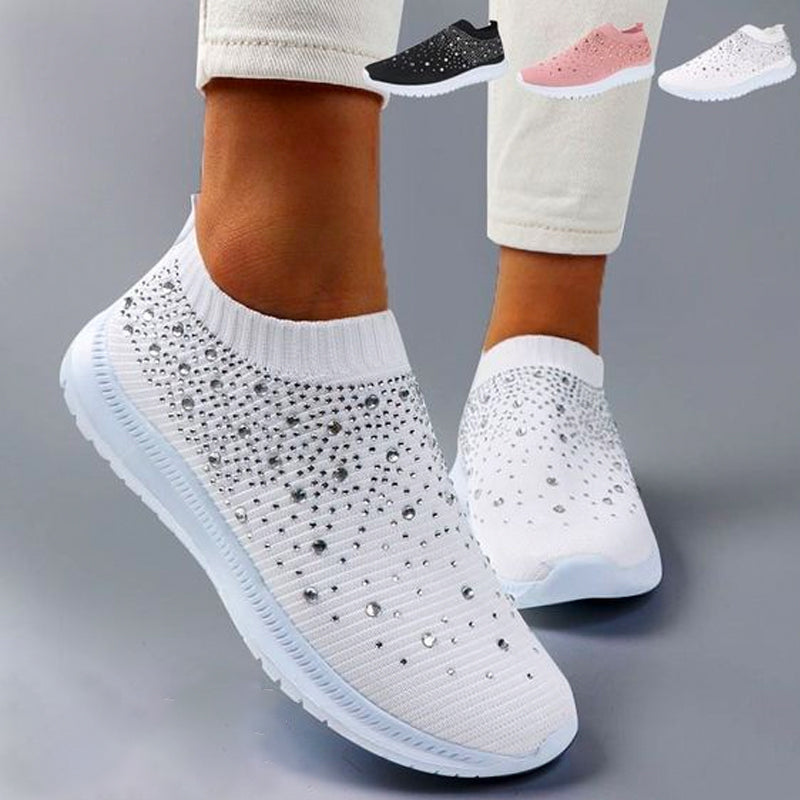 Rosalie | Baskets légères avec détails strass